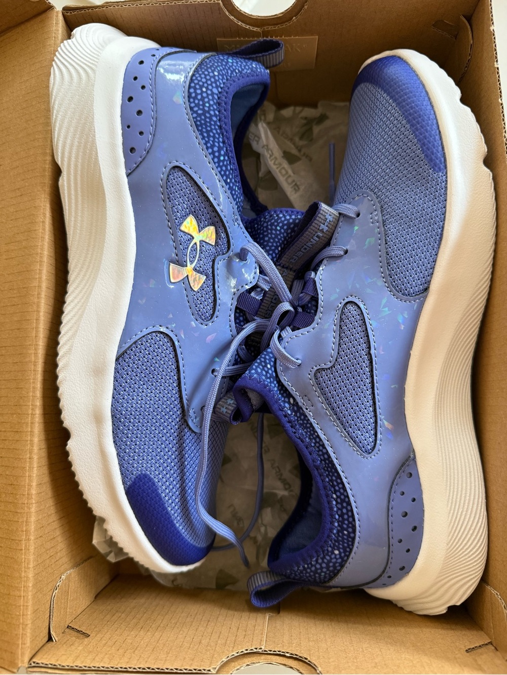 NIB - Under Armour GGS Infinity 2.0 Print Running Shoes - Size 7Y / Women’s 8.5